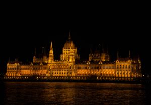 Парламент. Ночная съемка. Будапешт. Фотографическое агентство GurFoto.Ru